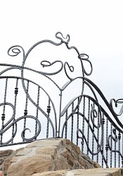 Kované vonkajšie zábradlie