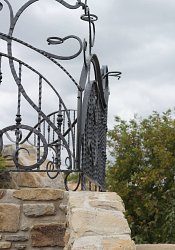 Kované vonkajšie zábradlie