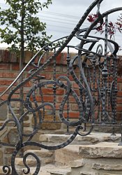 Kované vonkajšie zábradlie