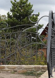 Kované vonkajšie zábradlie