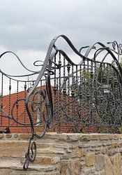 Kované vonkajšie zábradlie
