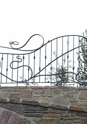 Kované vonkajšie zábradlie