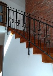 Kované interiérové zábradlie