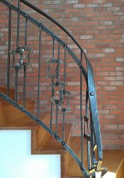 Kované interiérové zábradlie