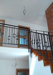 Kované interiérové zábradlie