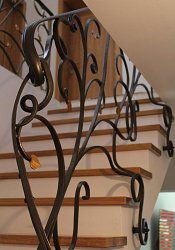 Kované interiérové zábradlie