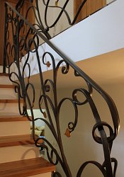 Kované interiérové zábradlie