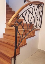Vnútorné kované zábradlie