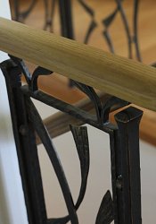 Vnútorné kované zábradlie