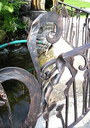 Zábradlie záhradné