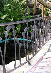 Zábradlie záhradné