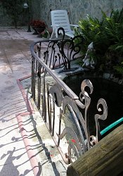 Zábradlie záhradné