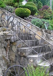 Zábradlie záhradné