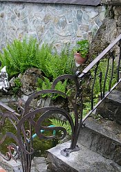 Zábradlie záhradné