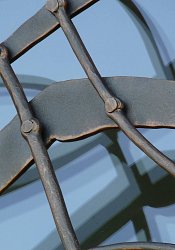 Kované zábradlie francúzske okno