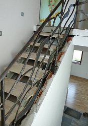 Kované zábradlie francúzske okno