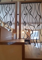 Kovaná deliaca stena