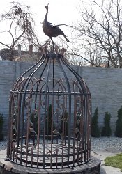 Kovaná mreža na studňu