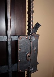 Kovaná mreža, interiér