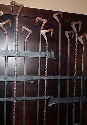 Kovaná mreža, interiér