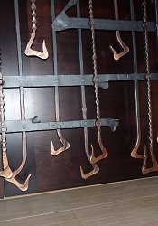 Kovaná mreža, interiér