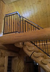 Kované zábradlie na schodisko.