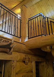 Kované zábradlie na schodisko.