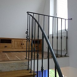 Kované zábradlie interiér