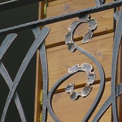 Kované exteriérové zábradlie