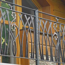Kované exteriérové zábradlie