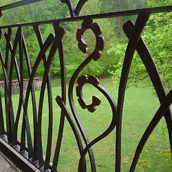 Kované exteriérové zábradlie