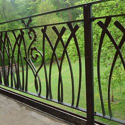 Kované exteriérové zábradlie