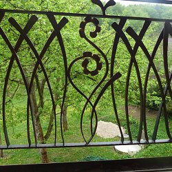 Kované exteriérové zábradlie