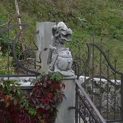 Kované zábradlie čínsky drak