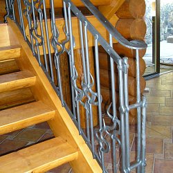 Kované zábradlie, interiérové