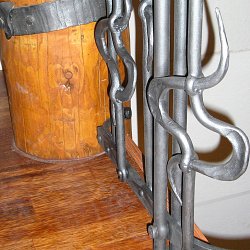 Kované zábradlie, interiérové