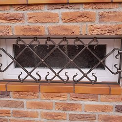 Kovaná mriežka na dvere