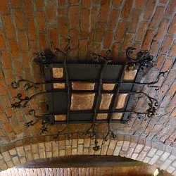 Kovaná mreža na vetrací otvor