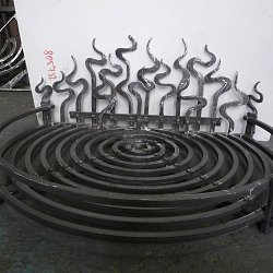 Kovaný rošt do krbu